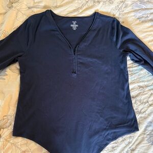 Nuuds navy bodysuit xxxl